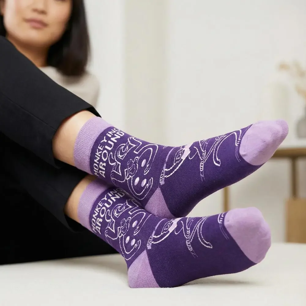 Monkeying Around Socks | Funny Unisex Socks